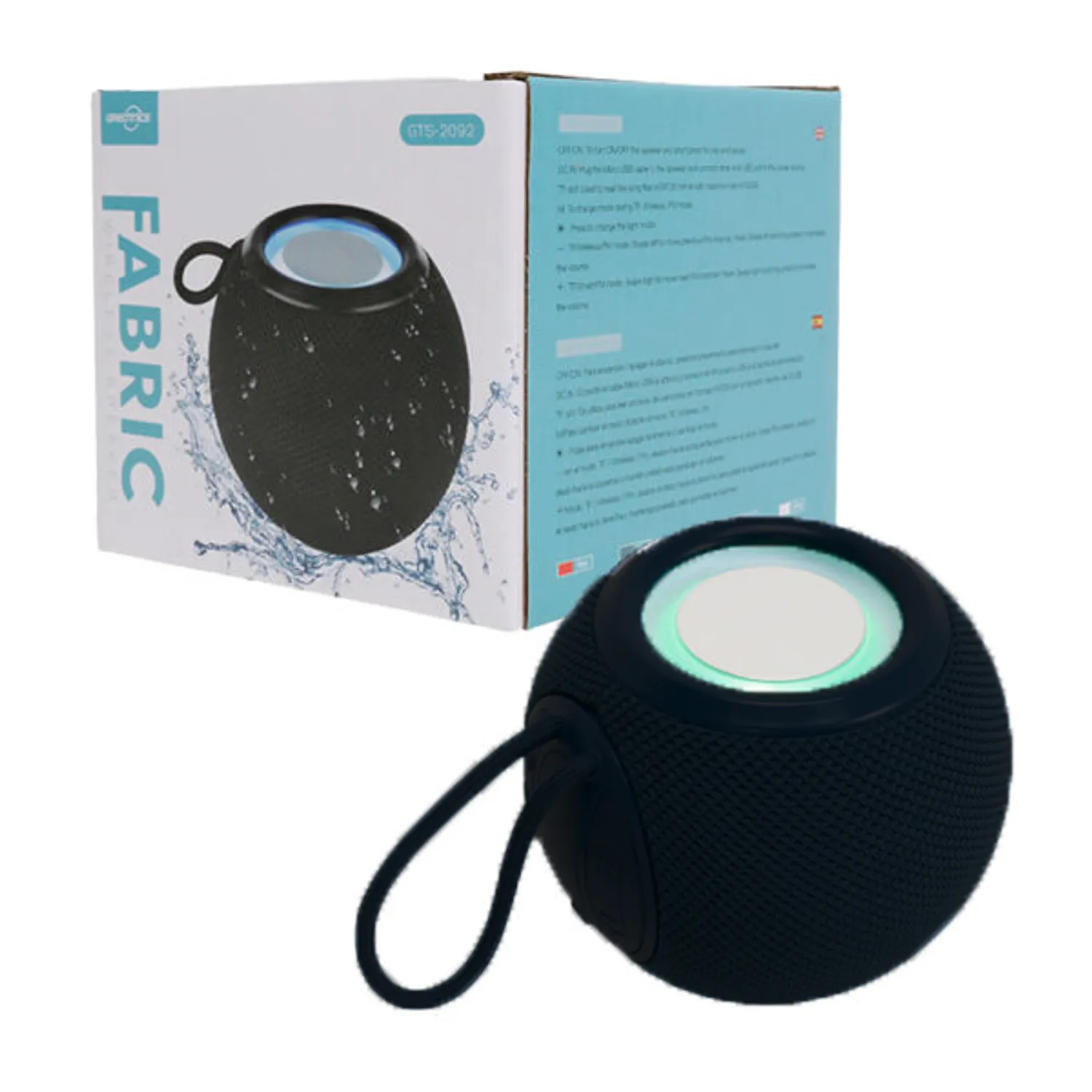 Parlante asistente bluetooth con luces RGB